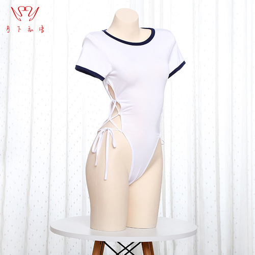 Manufacturer's original sexy temptation sexy lingerie women's tight one-piece sexy lingerie set dead library water sexy lace