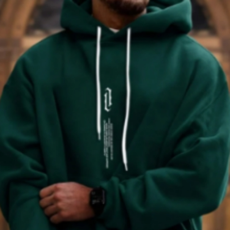 2023 transfronterizo de otoño e invierno de comercio exterior nuevos hombres suéter con capucha impreso suéter de moda personalizado europeo y americano