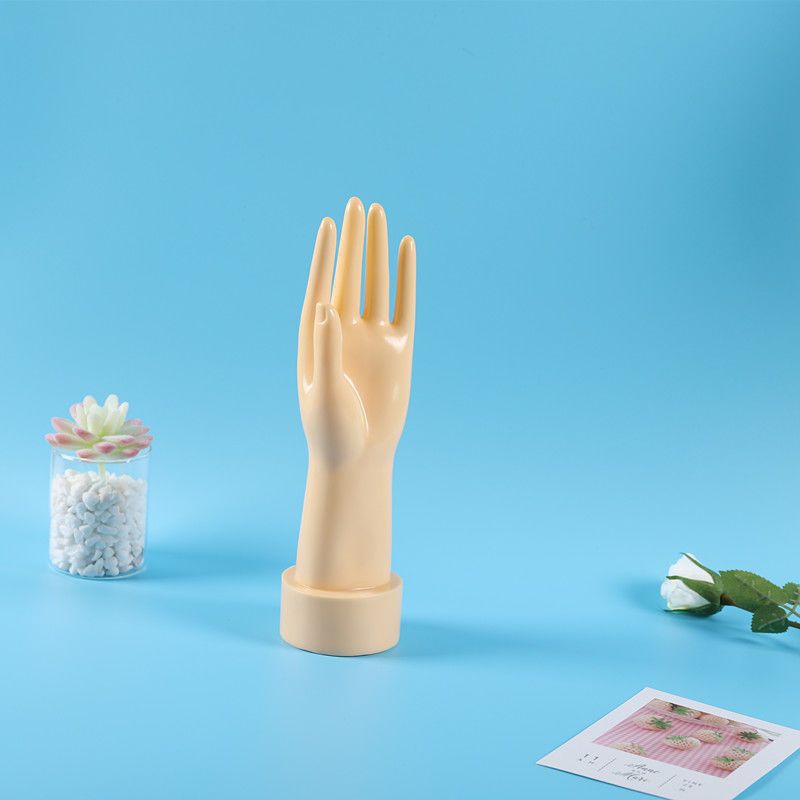 Modelo de mano modelado prop modelado mano guante muestra vestido de novia plástico femenino