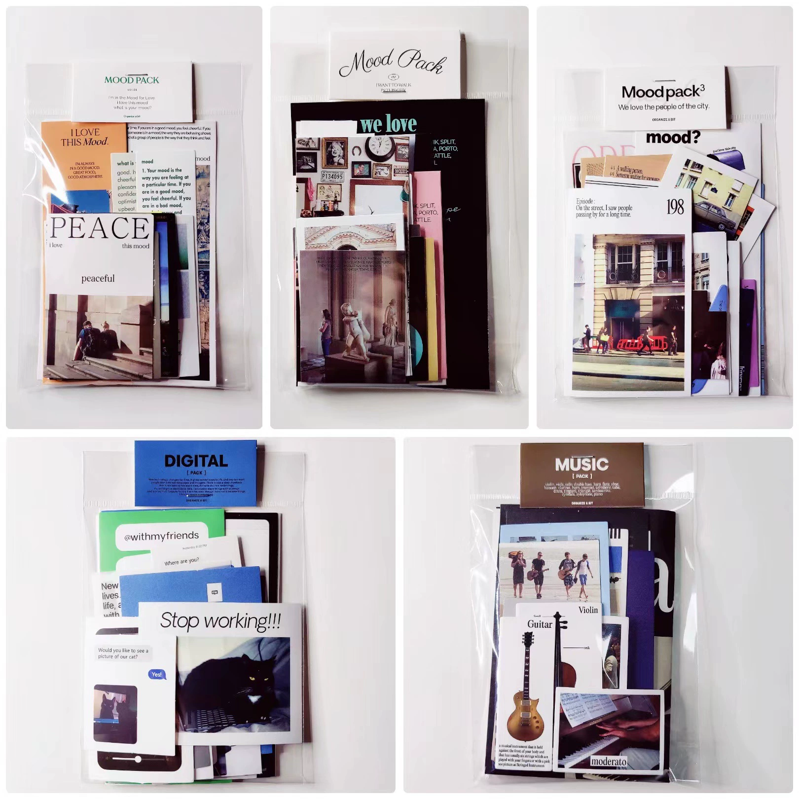 Корейский moodpack тот же справочник коллаж наклейка сумка оптом тема материал декоративный постер материал