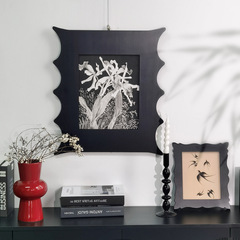 Floral Song: Chinese Solid Wood Traditional French Combination Painting for Living Room Entrance Bedroom American Sofa Decorative Art