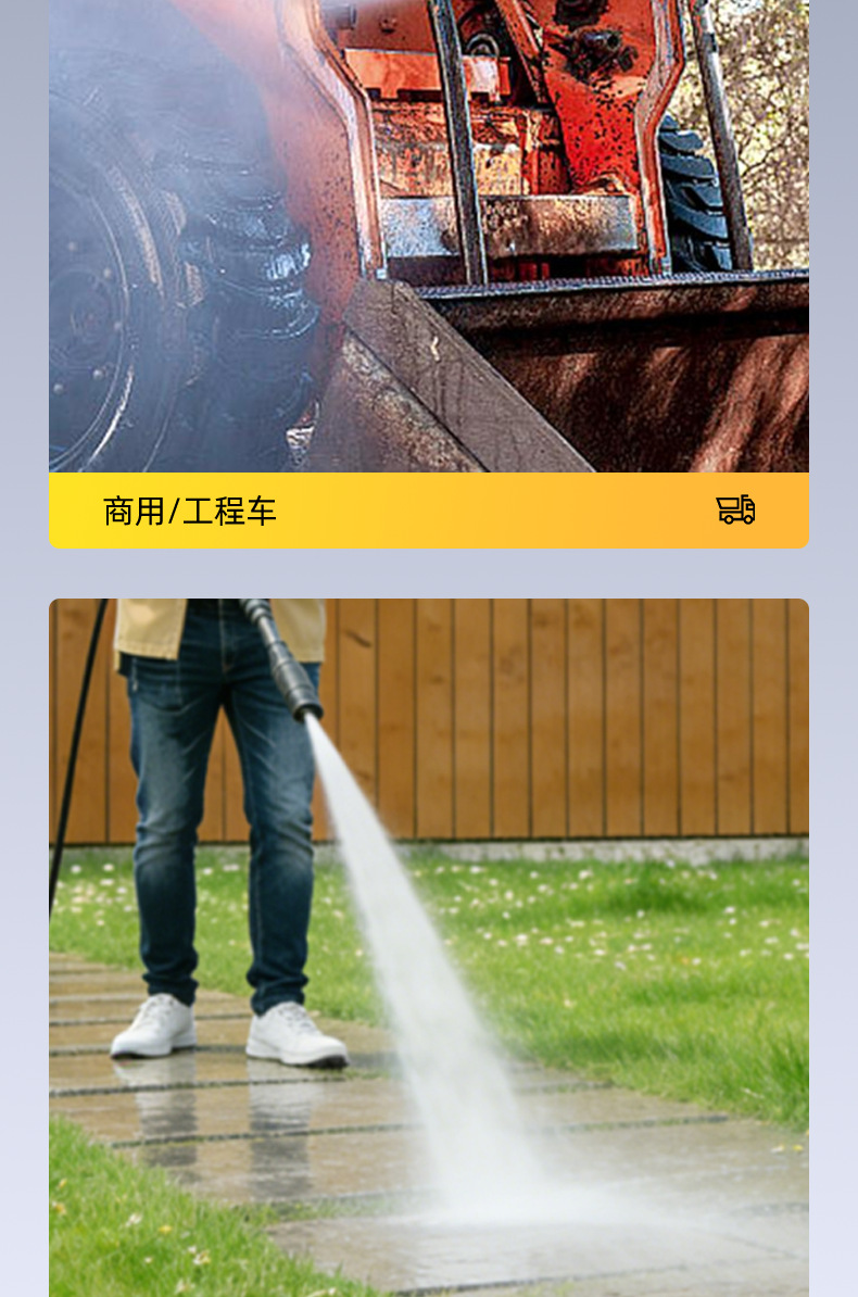 Zhexing Commercial Car Washing Machine 380V High-Pressure Washer for Farm Cleaning 220V High-Power Car Wash Shop Car Washing Gun