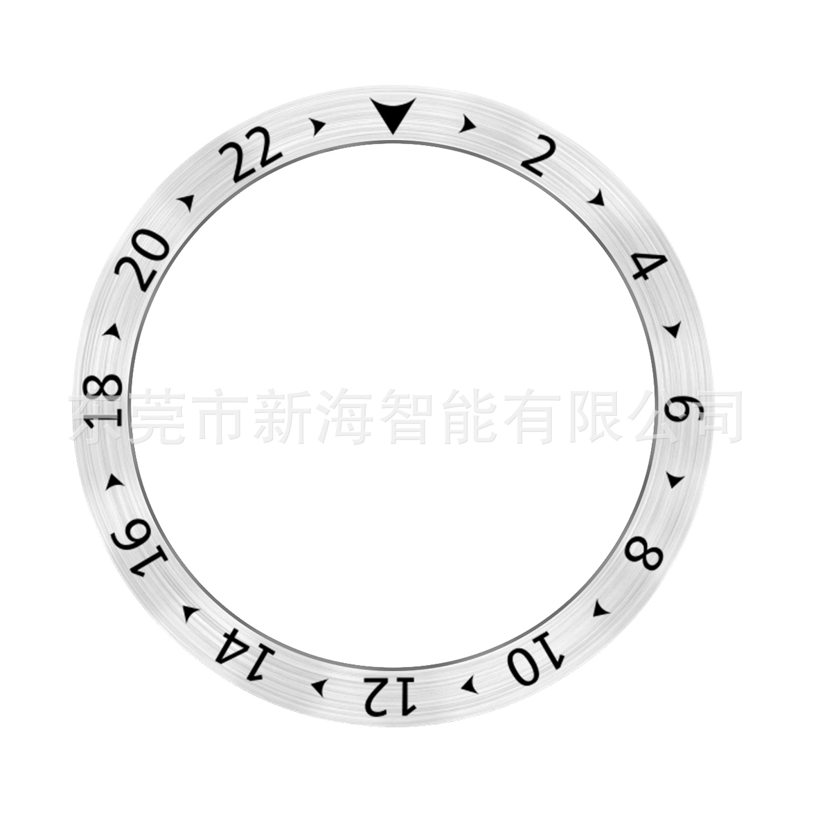 롤렉스 모델 C-검은색 문자가 있는 은색 원