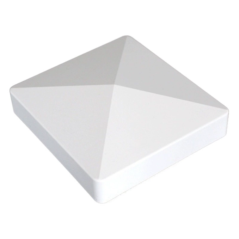 Фабрика прямой белый ПВХ 4-дюймовый колпачок колонки 5-дюймовый колпачок колонки Классическая Англия готика колпачок колонки