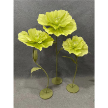 网红橱窗装饰婚庆立杆纸艺花影楼杂志广告拍摄布置婚礼路引道具