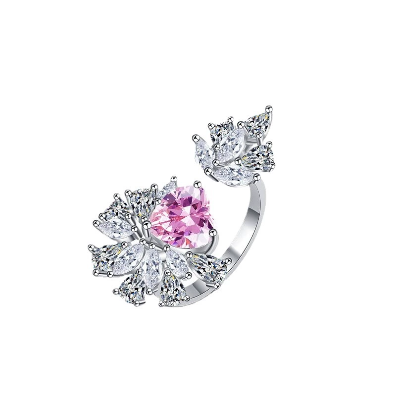 Universal one size quality hypoallergenic ring, light luxury style
