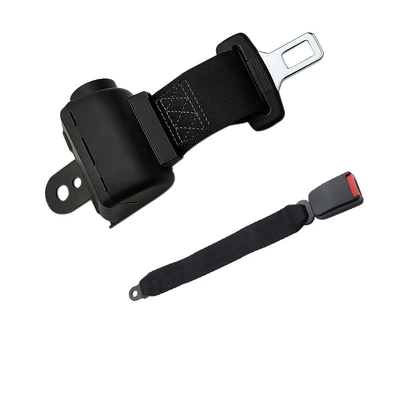 Car seat belt Buses, Automatic Retractable Two-Point - semi-enclosed-retractor-45cm-half-wrapped-webbing-base