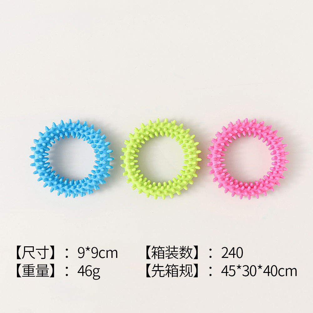 Juguetes para mascotas mordeduras gato limpio dientes de perro diente palo TPR juguete combinación traje mascotas suministros al por mayor perro Juguetes