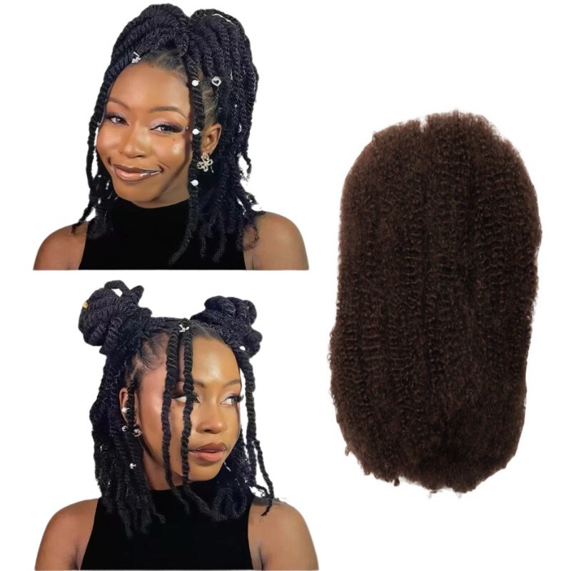 African Women's Small Curly Hair Wig, Synthetic Fiber Dreadlocks, 12Inch 100g, Reggae Headwear Cosplay Wig African Women's Small Curly Hair Wig, Synthetic Fiber Dreadlocks, 12Inch 100g, Reggae Headwear Cosplay Wig