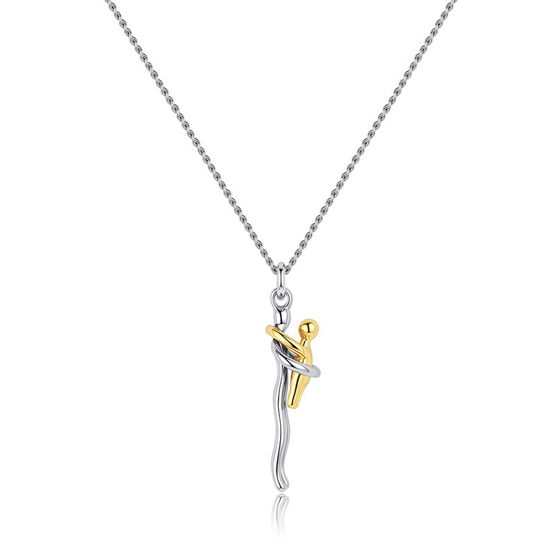Cross-Border New Hug Child Necklace Mother's Day Father's Day Commemorative Gift Villain Hug Necklace Emotional Jewelry Cross-Border New Hug Child Necklace Mother's Day Father's Day Commemorative Gift Villain Hug Necklace Emotional Jewelry