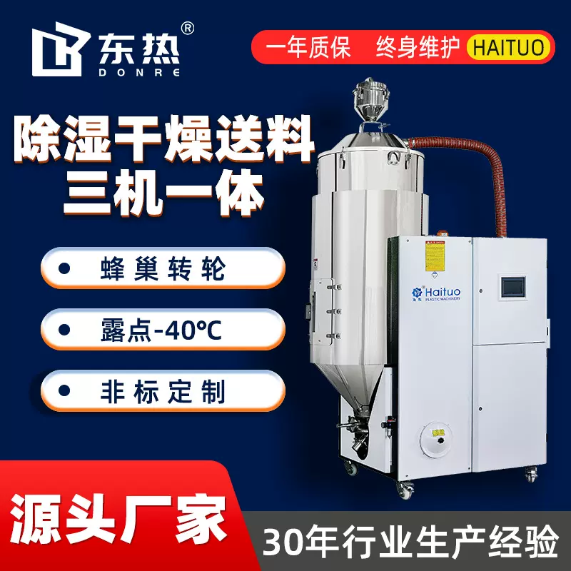 出口级三机一体注塑辅机欧盟CE认证配置适配PP/ABS/PC原料吸料机