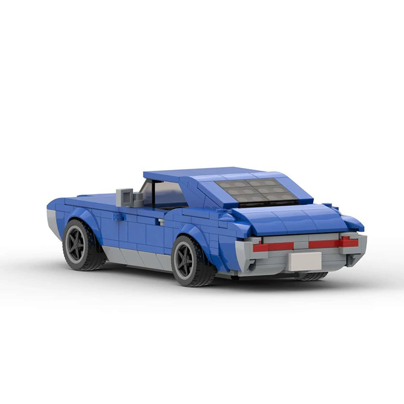 Домашний конструктор MOC-74478, совместимый с Lego, ретро‑автомобиль Bucrevira 1968, игрушка для мальчиков