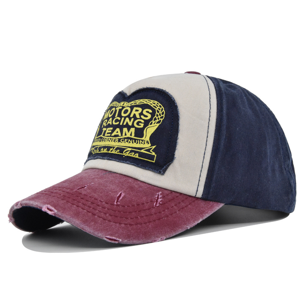 Graffiti Motors Printed Baseball Cap With Duckbill Design_voghion.com