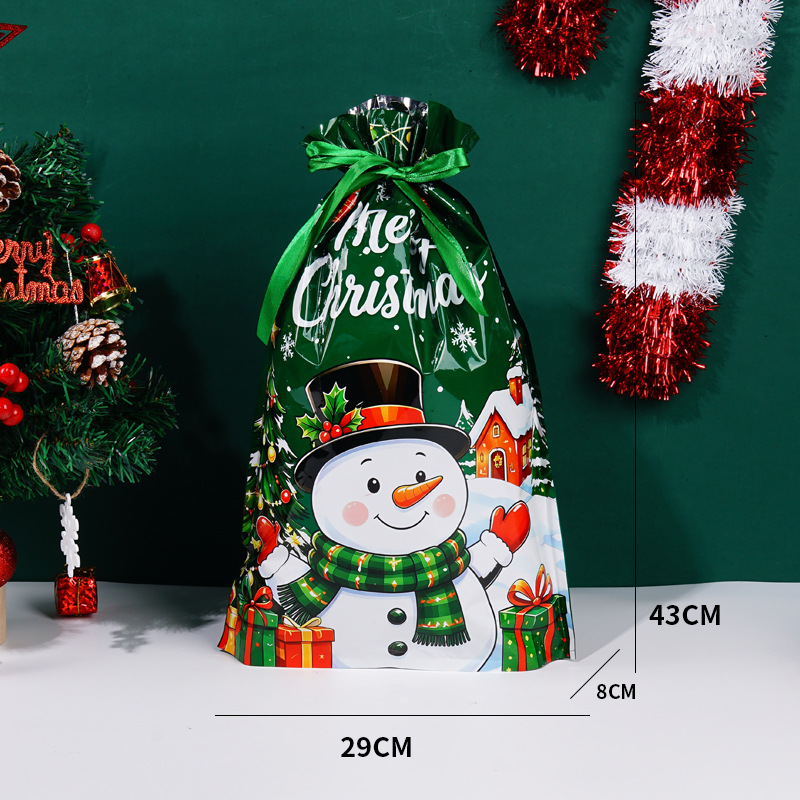 2026 nuevas bolsas de regalo de calcetines de Navidad embalaje de dulces autosuficientes bolsas de regalos de vacaciones creativas bolsas de aperitivos