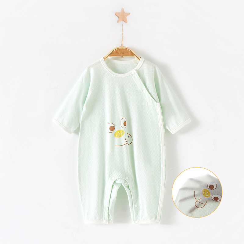 Mono de bebé para primavera y verano, de manga larga, fino, ropa para recién nacido, ropa de verano para niños pequeños, mono para bebé, niño y niña