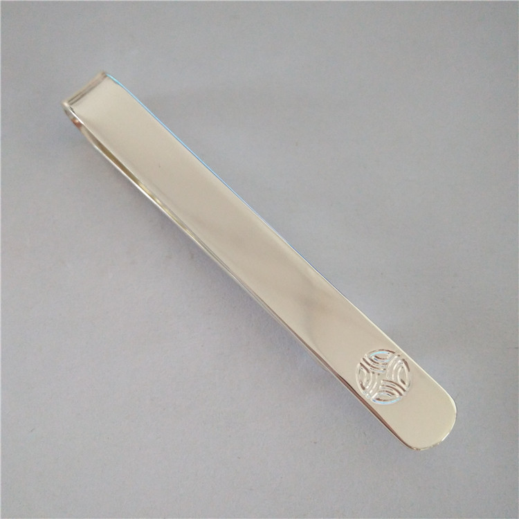 Corporate Logo Tie Clip Custom Metal Tie Clip Cufflinks Custom Men's Formal Tie Clip Sterling Silver Tie Clip