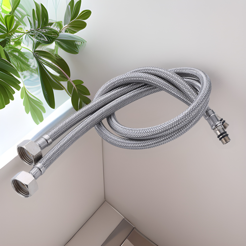 水龙头软管冷热进水管接洗手盆脸盆花洒厨房菜上水管304高端