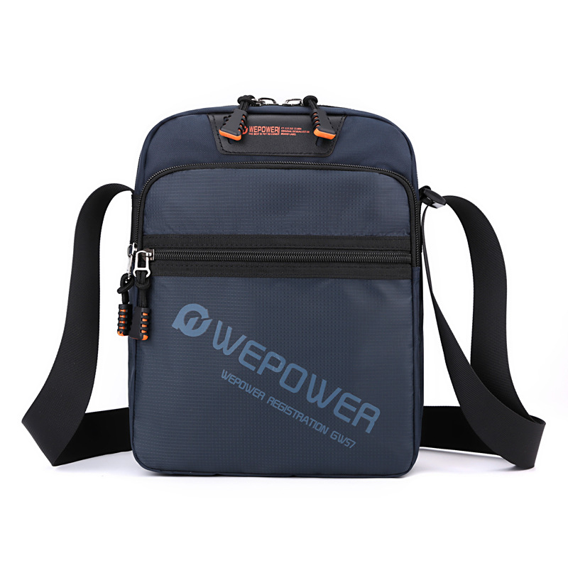 WEPOWER nuevo bolso de hombro simple y versátil bolso de hombro bolso de mensajero portátil de gran capacidad de moda al aire libre para hombres