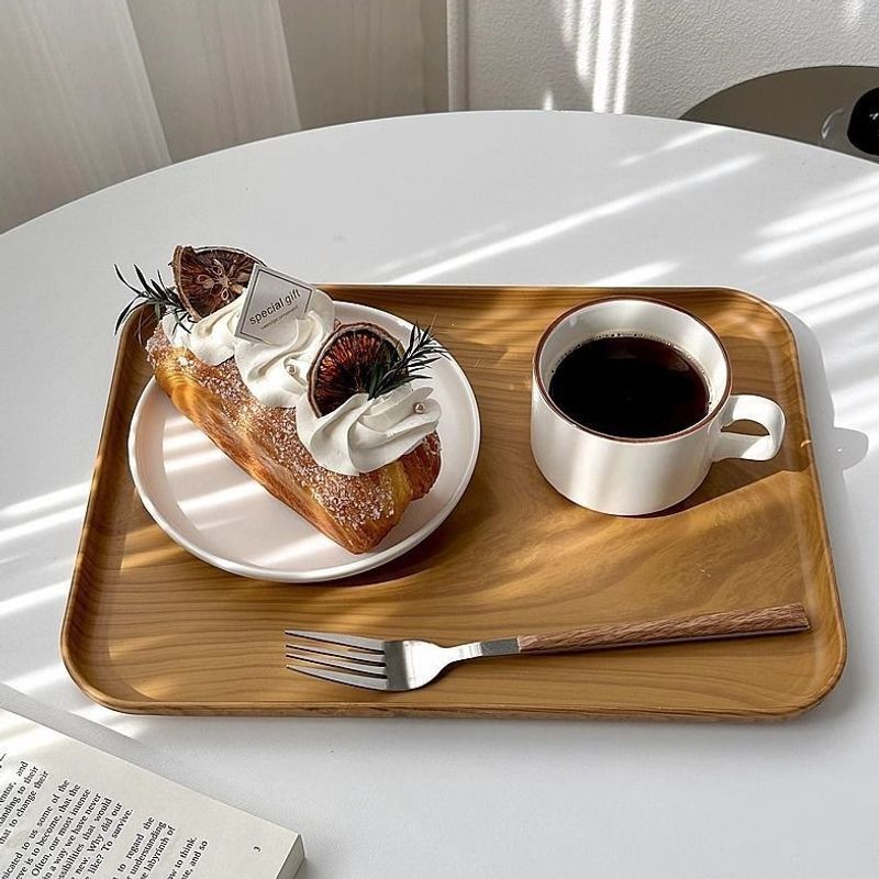 Inswind bandeja bandeja de pastel de té de la tarde bandeja de frutas bandeja de postres de café bandeja de comidas bandeja de fotos de comida