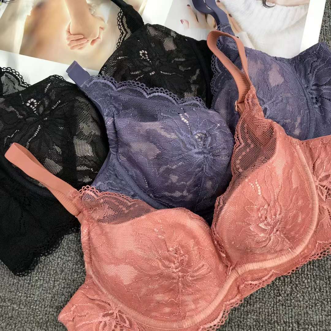 Nuevo Sujetador de encaje cintura ajustable que adelgaza la ropa interior de pecho pequeño empuja hacia arriba la ropa interior cómoda empuja hacia arriba el sujetador sin costuras