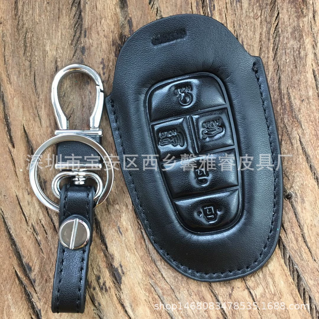 Стильный кожаный брелок для ключей Hyundai New Tucson L (5 и 7 кнопок), чехол для ключей Sonata, сумка для автомобильных ключей
