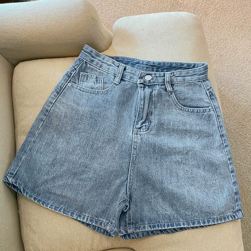 Джинсовая юбка-карандаш с завышенной талией-бермуды в стиле Tide, 2–XXL, светлая/ночная/черная