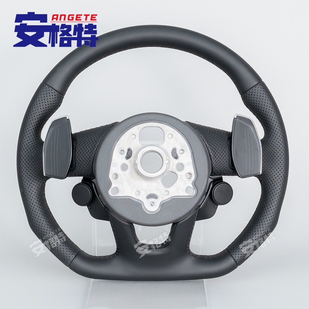 Suitable for Old Audi B8.5/B9/A3A4/S4 A5/New Full Leather Steering Wheel Replacement Accessories