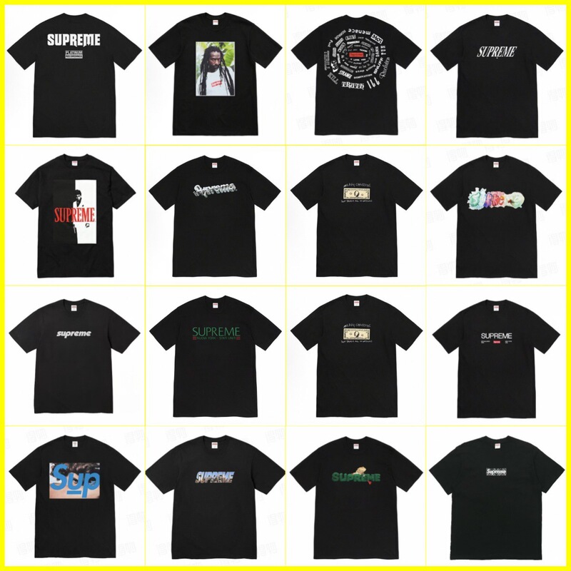 Street American Fashion Brand BOX Short tee Milan Cross Smoke Classic Letter Short-sleeved T-shirt Loose Men and Women Street American Fashion Brand BOX Short tee Milan Cross Smoke Classic Letter Short-sleeved T-shirt Loose Men and Women