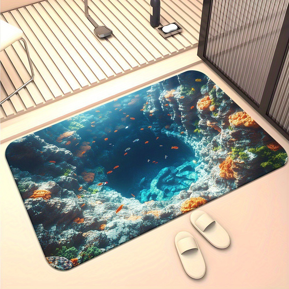 Absorbéierend Buedzëmmertëppech Aus Kieselgur Mat Ozean-design_voghion.com