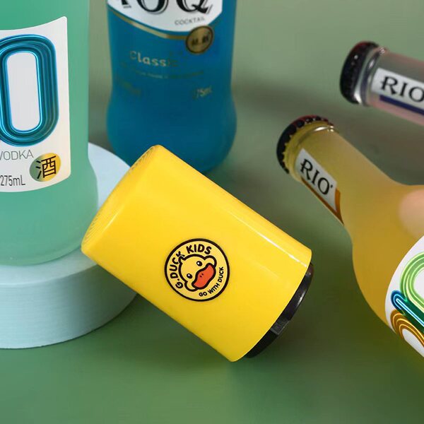 Automatic creative cartoon bottle opener stainless steel