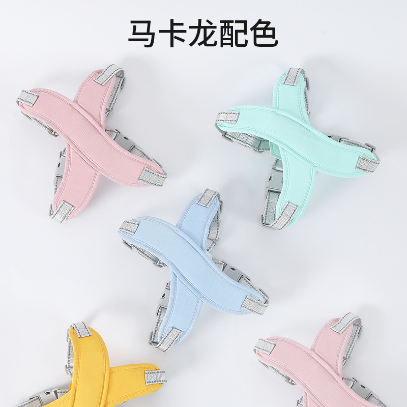 Nueva correa de perro transpirable para mascotas correa de pecho chaleco reflectante cuerda de perro correa de mascota al por mayor