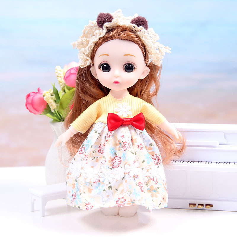 8 puntos de múltiples articulaciones se pueden vestir Molly traje de muñeca para niña 17 cm marea constante juguete Barbie confuso