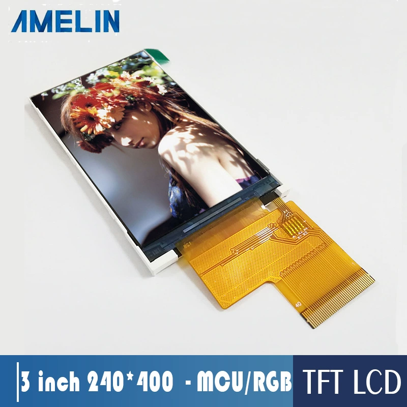 3-дюймовый TFT LCD дисплей 240*400 разрешение, небольшой модуль дисплея 3.0-дюйма