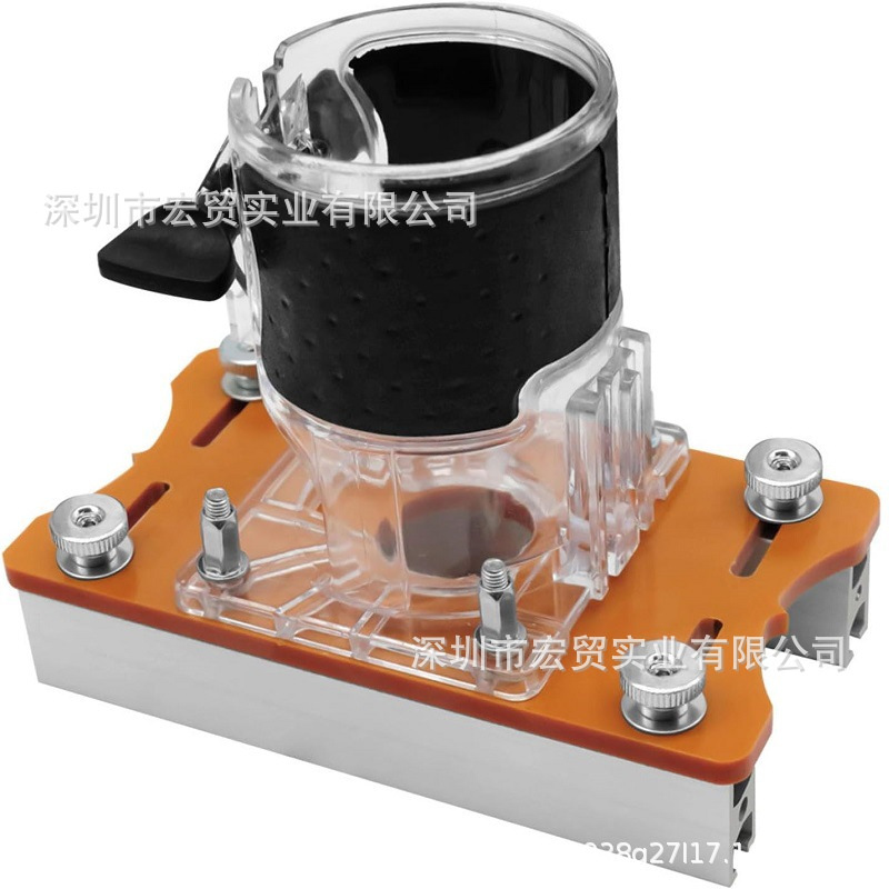 Sujetador invisible 2 en 1, estante ranurado, máquina recortadora de mano, máquina de grabado, localizador ranurado, molde para carpintería de gabinete