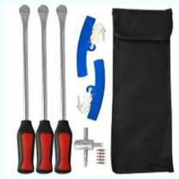 Motorcycle tire lever tool blue