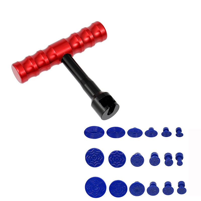 CH厂家直销 红色短T 带蓝色18尺寸垫子 汽车坑修复工具