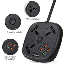 BKL-05αyʽLŲ3λfܿ4USB֧QC3.0