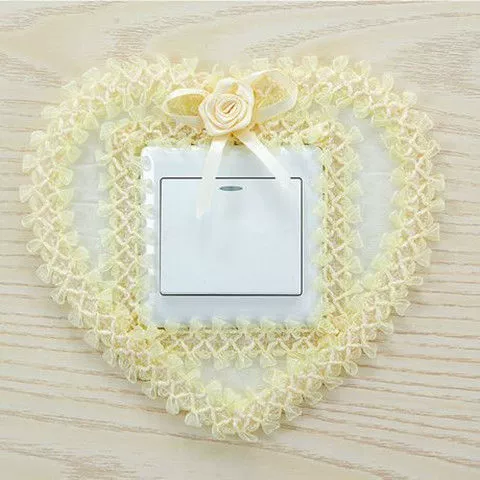 Cloth, switch key, creative protective case on wall