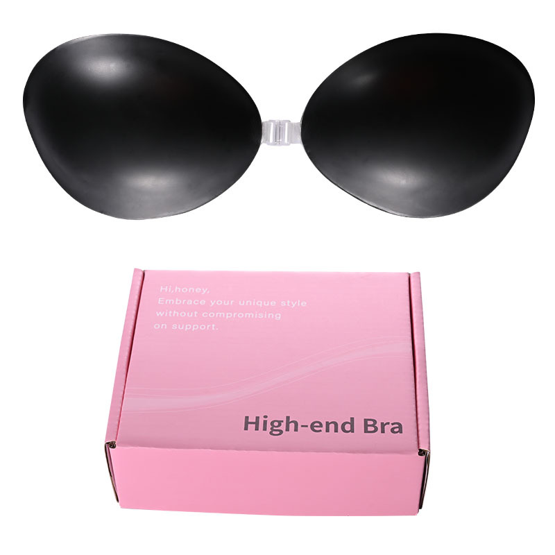 [블랙] 순수 실리콘 가슴 패치 2배 두께 + 컬러 박스