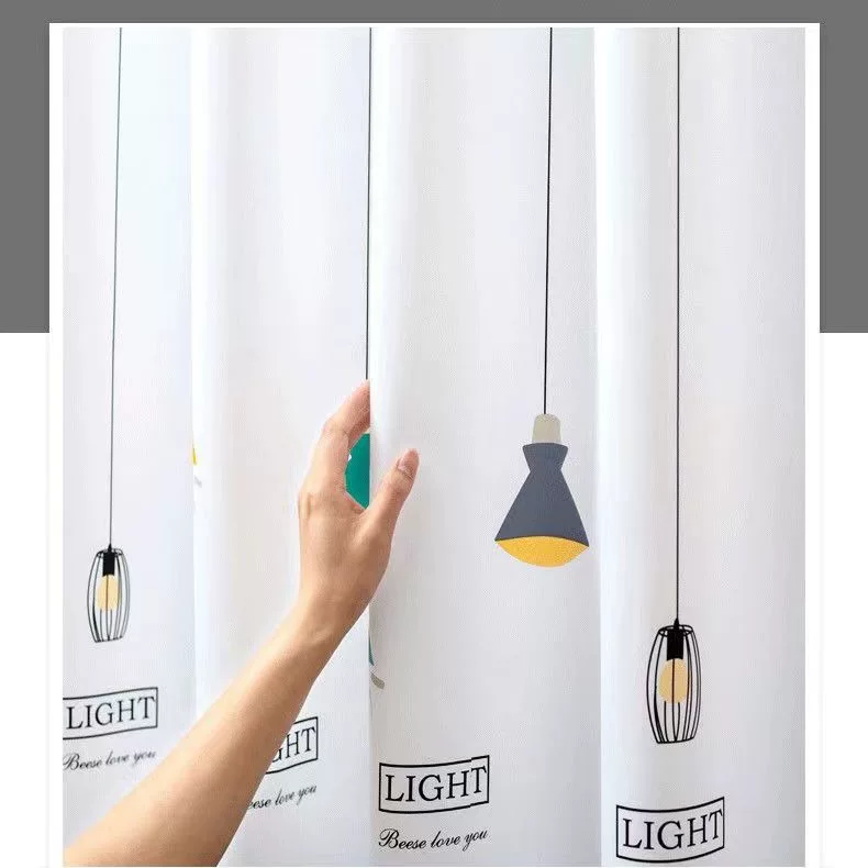 【Choose】High-end thickened waterproof and mildew-proof shower curtain cloth bathroom partition curtain window curtain