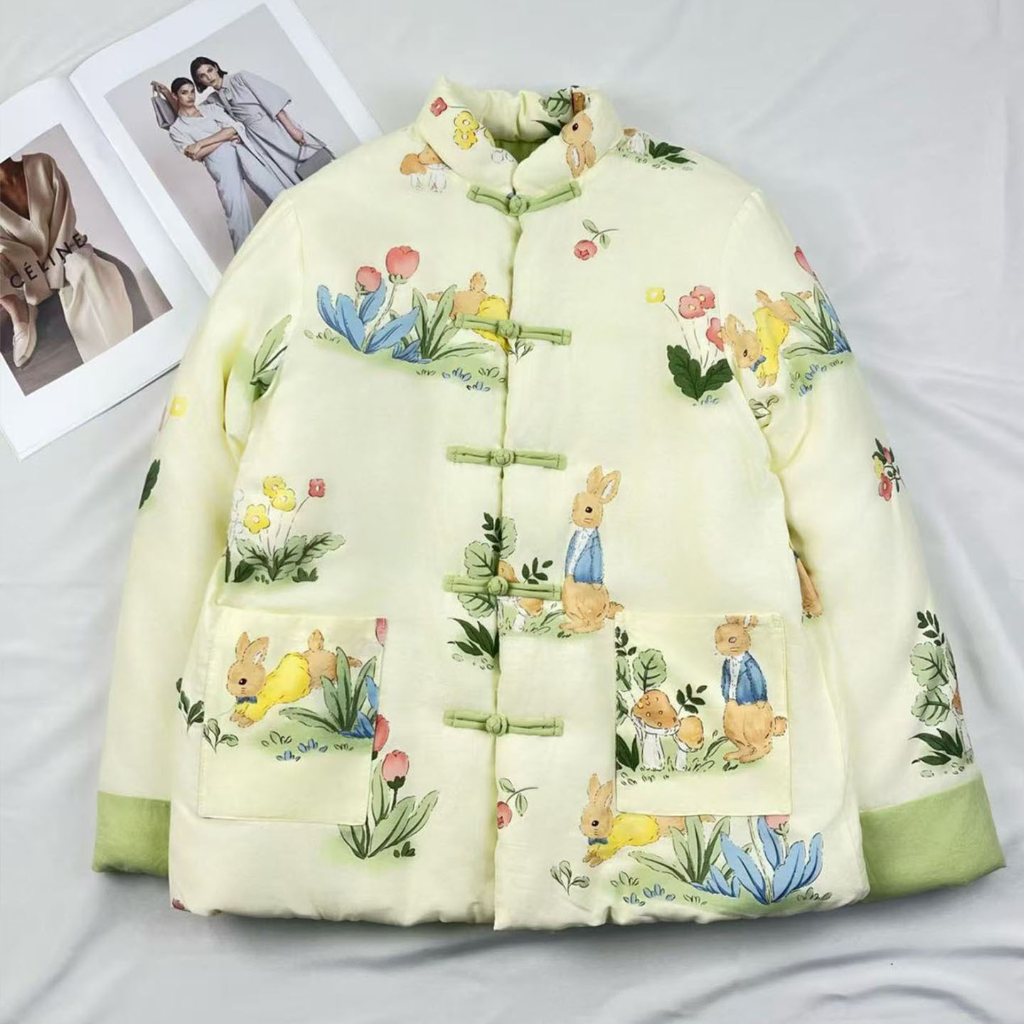 秋冬新中式棉衣25冬季洋气加棉加厚女装棉服上衣外套复古立领棉袄