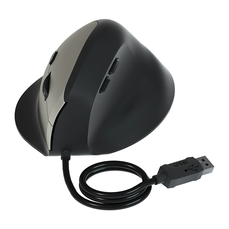 Spot direct supply ergonomics vertical mouse vertical side key office mouse computer cable ergonomics