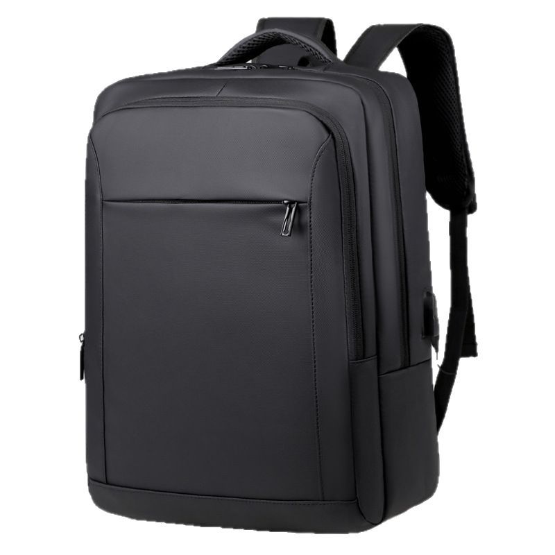 Nueva mochila para estudiantes de gran capacidad para viajes de negocios, mochila para hombres, bolso para computadora de negocios USB portátil al aire libre, mochila escolar