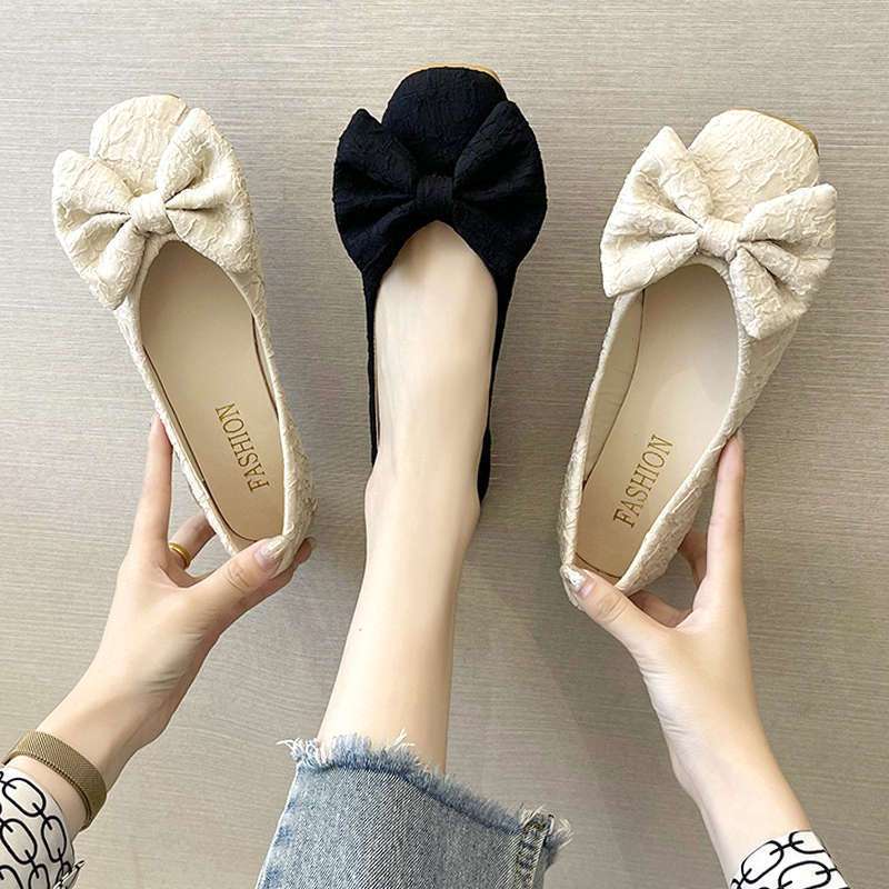 로퍼 새 여름 플랫 미끄럼 방지 부드러운 여성 신발 임산부 슬립 온 우아한 부드러운 바닥 단층 신발 원피스 배달