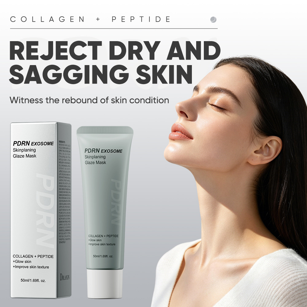 Cross-border PDRN peptide collagen overnight peel-off mask, nighttime sleep application facial mask, skincare products for foreign trade