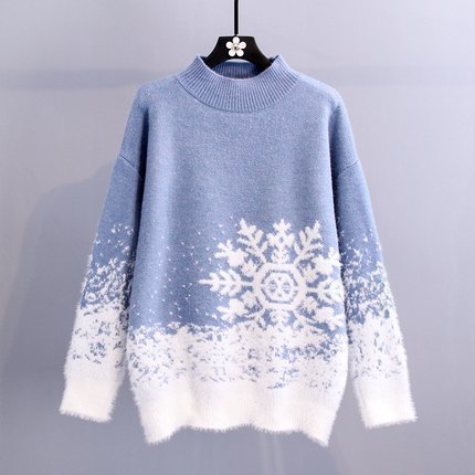 Suéteres de estilo europeo y americano, nueva colección otoño 2026, suéteres de punto para mujer, ideales para Navidad y Año Nuevo, disponibles en Amazon, AliExpress y sitios independientes. image 9