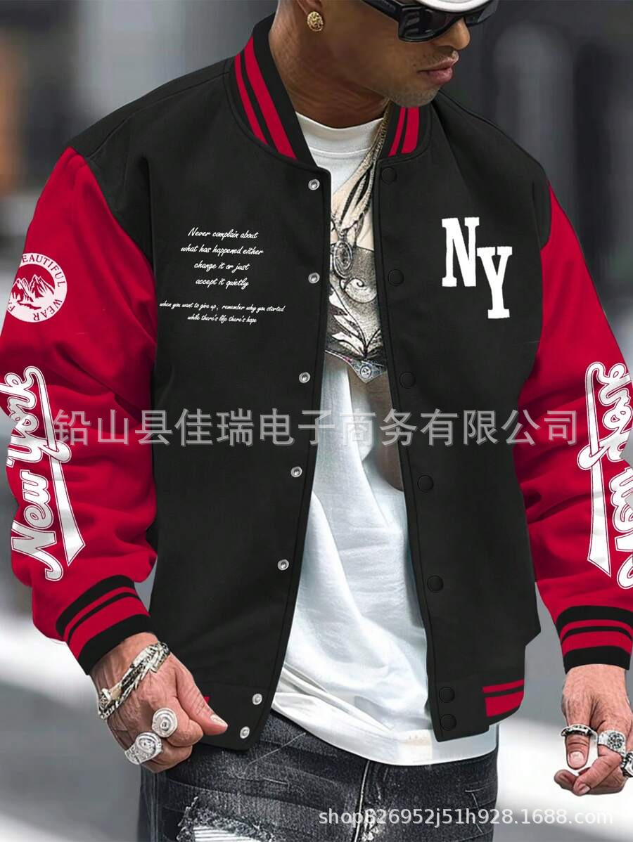 TEMU Aliexpress Amazon MLB americano moda chaqueta chaqueta cardigán hombre debe comprar chaqueta image 17