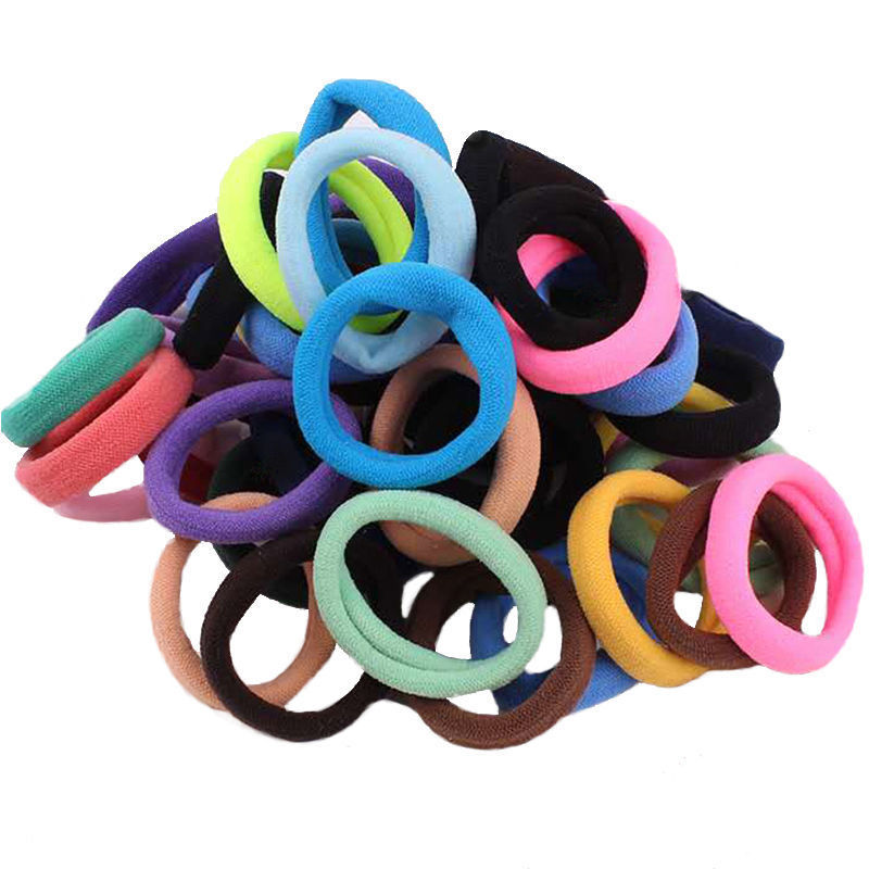 Gomas de mujer gruesas, alta elasticidad, duraderas, cuerdas negras para adulto, cubierta de cuero, tocado