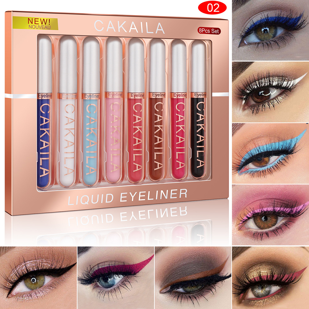 For foreign trade cross-border e-commerce: cakaila/ cakaila 8-color Eyeliner set