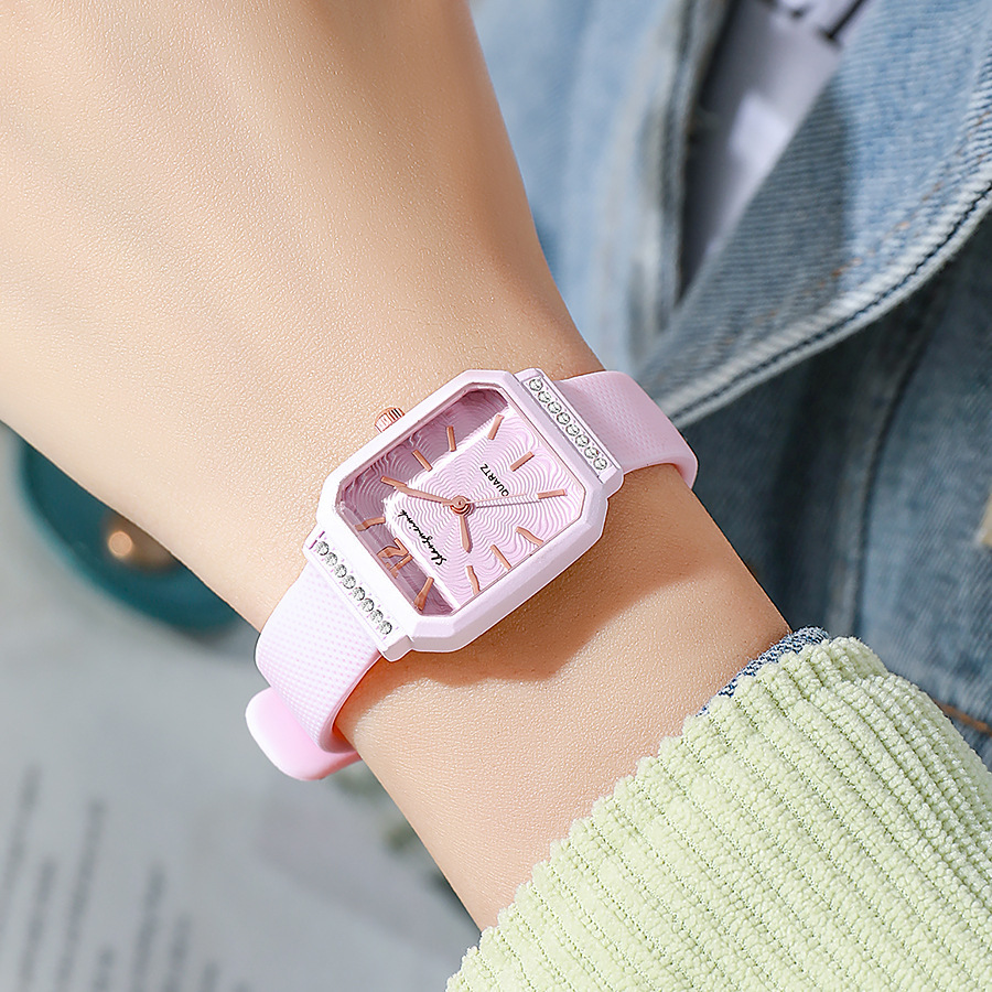 quartz silicone swiss watch